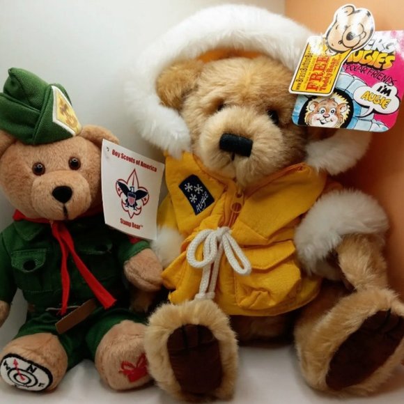 Boy Scouts Other - Boy Scouts of America Stamp Bear 2005 & Iceberg Augie 2001 Plush NWT